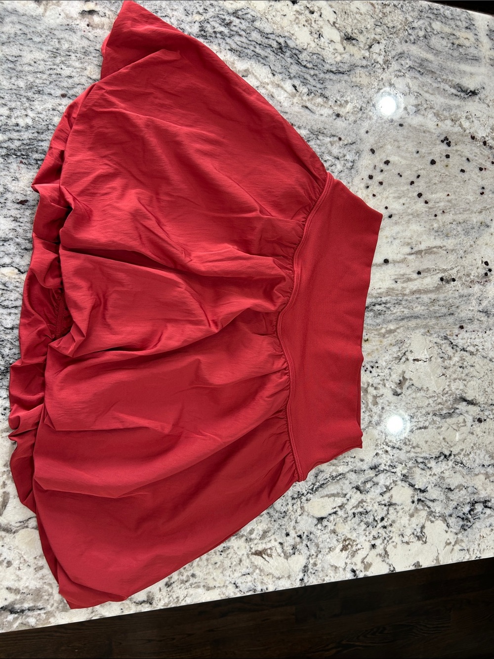Red medium Aerie bubble skort